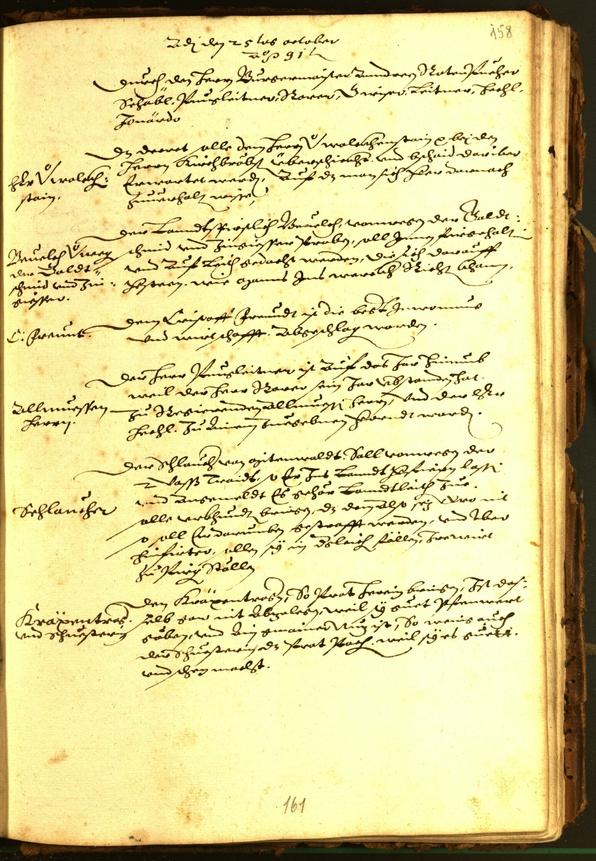 Archivio Storico della Città di Bolzano - BOhisto protocollo consiliare 1591 