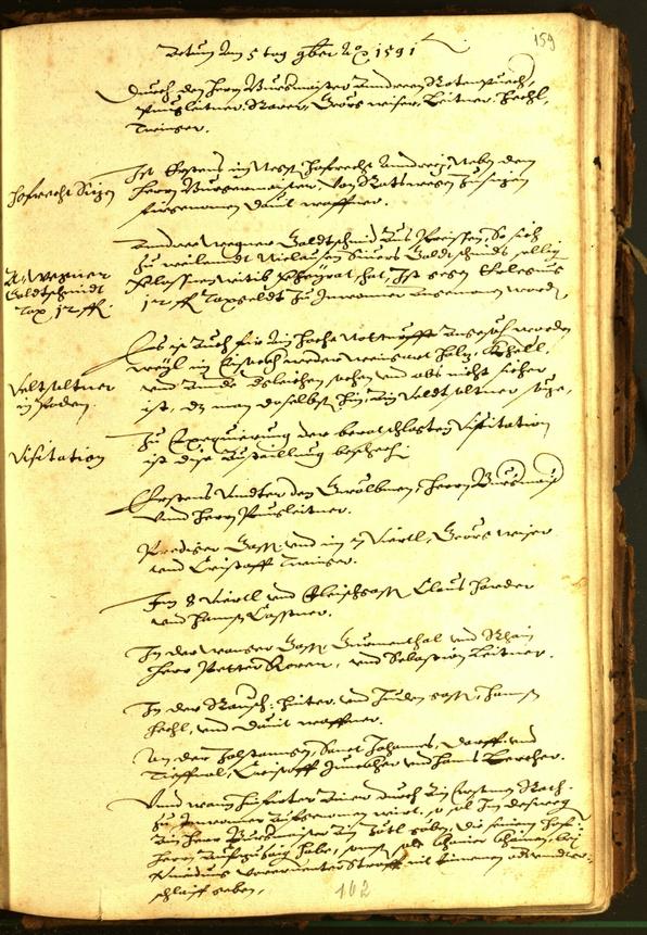 Civic Archives of Bozen-Bolzano - BOhisto Minutes of the council 1591 