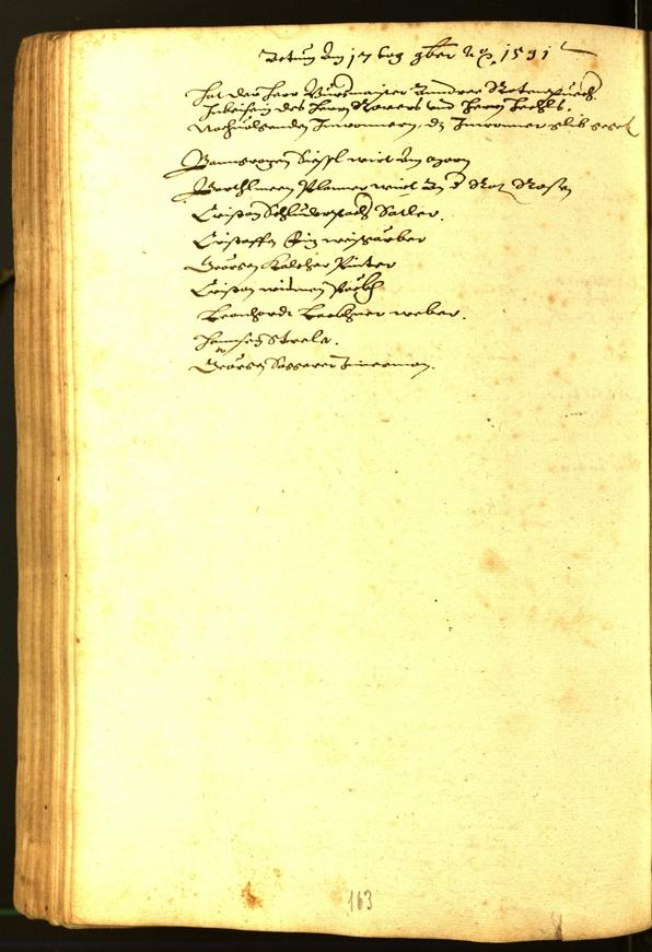 Civic Archives of Bozen-Bolzano - BOhisto Minutes of the council 1591 