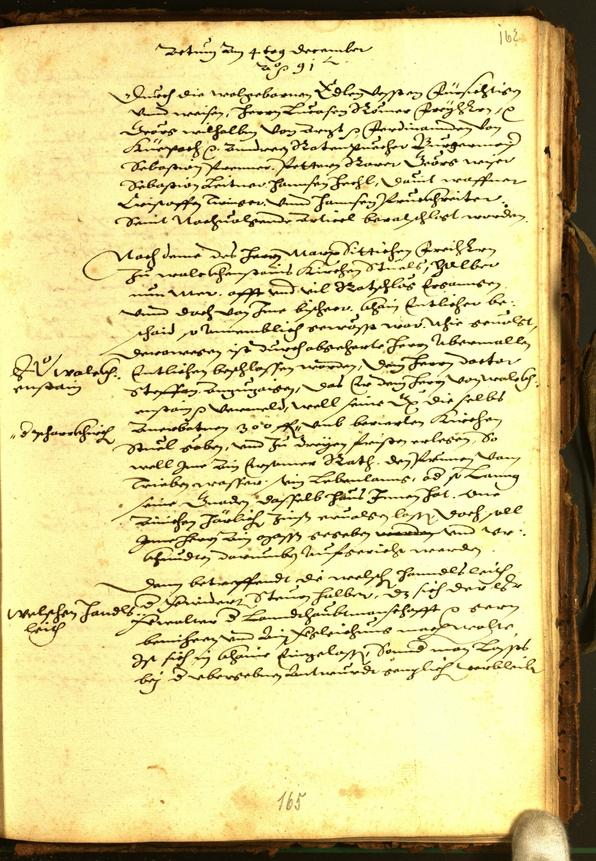 Stadtarchiv Bozen - BOhisto Ratsprotokoll 1591 