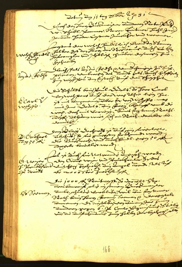 Civic Archives of Bozen-Bolzano - BOhisto Minutes of the council 1591 