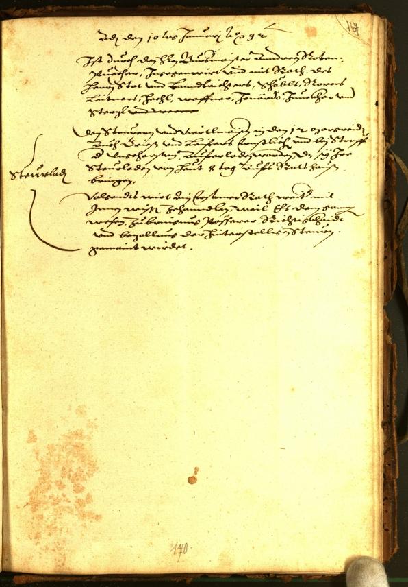 Stadtarchiv Bozen - BOhisto Ratsprotokoll 1591 