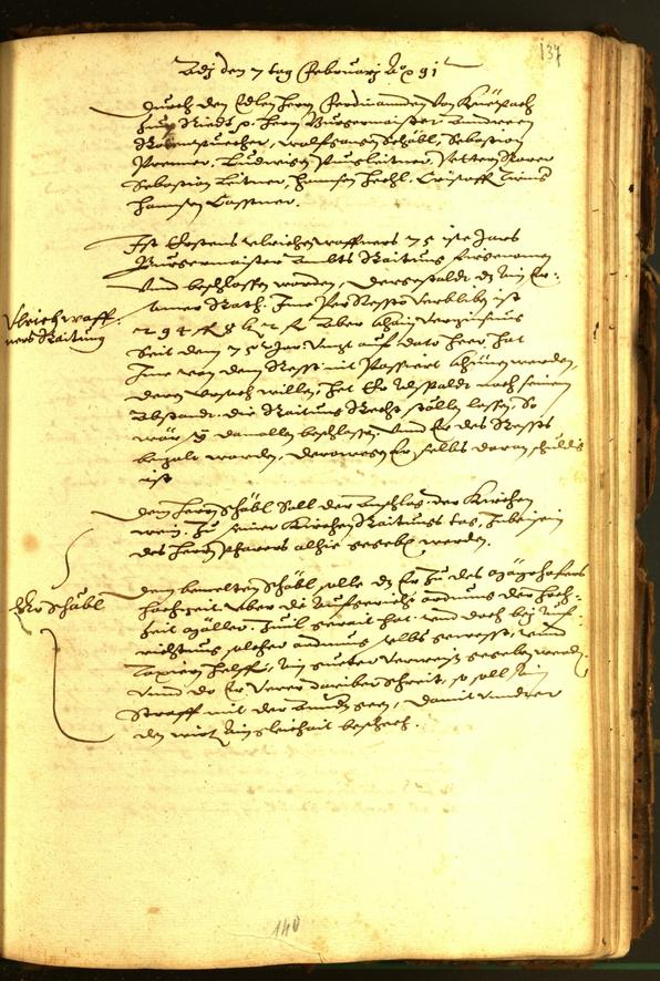 Civic Archives of Bozen-Bolzano - BOhisto Minutes of the council 1591 