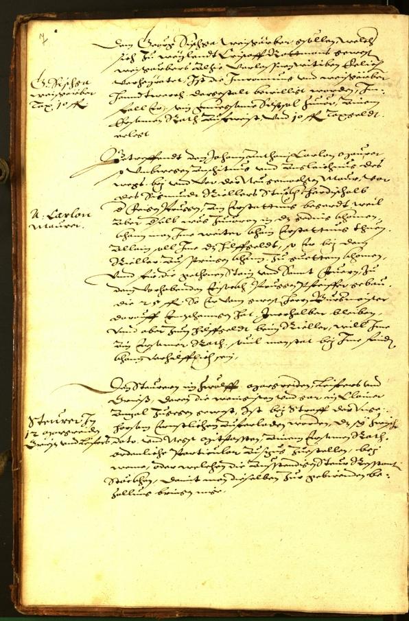 Stadtarchiv Bozen - BOhisto Ratsprotokoll 1592 