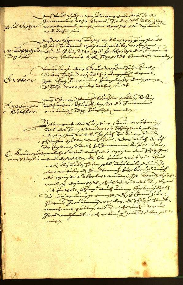 Civic Archives of Bozen-Bolzano - BOhisto Minutes of the council 1592 