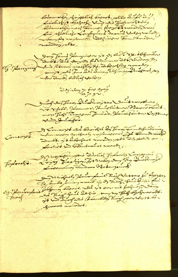 Civic Archives of Bozen-Bolzano - BOhisto Minutes of the council 1592 