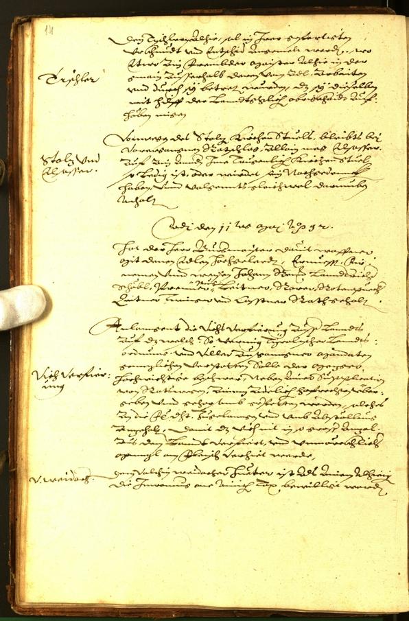 Civic Archives of Bozen-Bolzano - BOhisto Minutes of the council 1592 