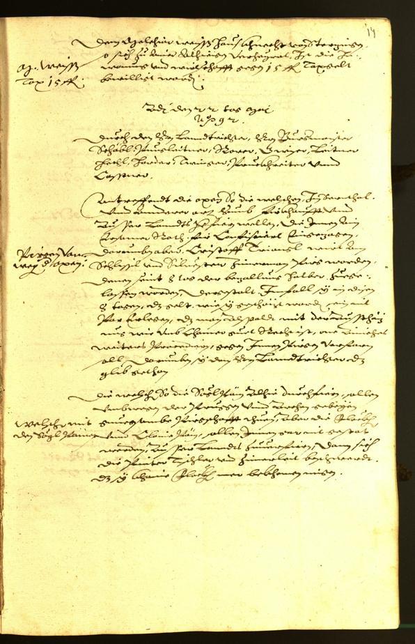 Archivio Storico della Città di Bolzano - BOhisto protocollo consiliare 1592 