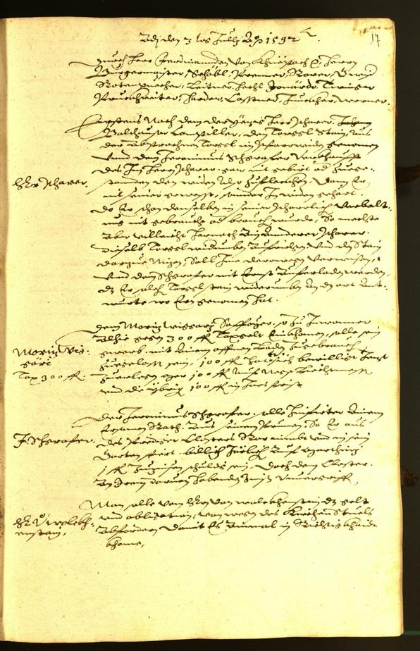 Civic Archives of Bozen-Bolzano - BOhisto Minutes of the council 1592 