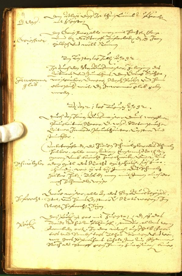 Civic Archives of Bozen-Bolzano - BOhisto Minutes of the council 1592 