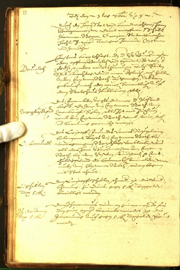 Civic Archives of Bozen-Bolzano - BOhisto Minutes of the council 1592 