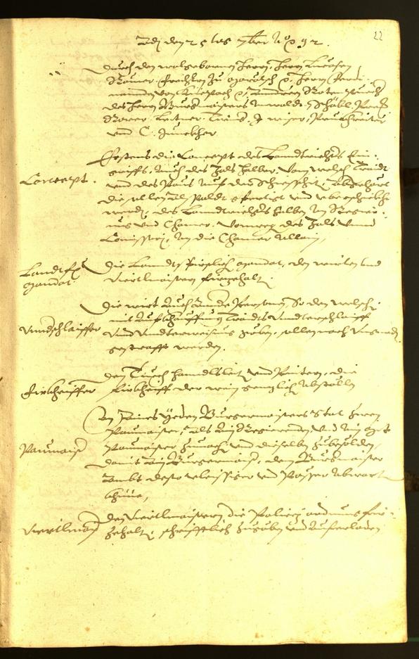 Civic Archives of Bozen-Bolzano - BOhisto Minutes of the council 1592 