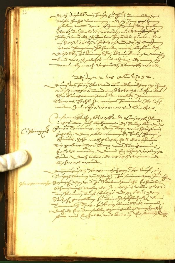 Civic Archives of Bozen-Bolzano - BOhisto Minutes of the council 1592 