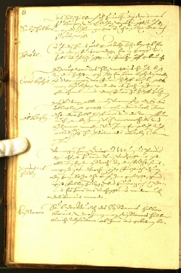 Civic Archives of Bozen-Bolzano - BOhisto Minutes of the council 1592 