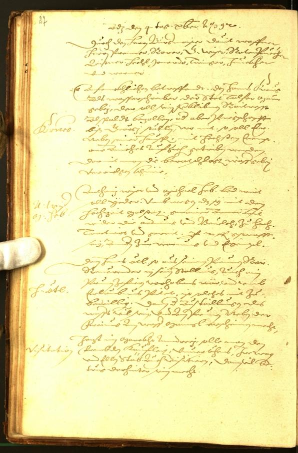 Civic Archives of Bozen-Bolzano - BOhisto Minutes of the council 1592 