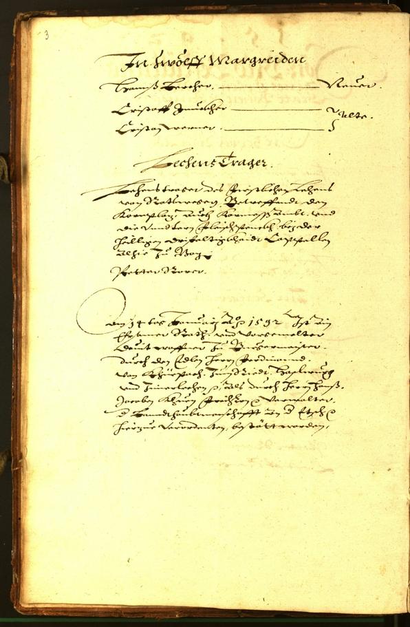 Archivio Storico della Città di Bolzano - BOhisto protocollo consiliare 1592 