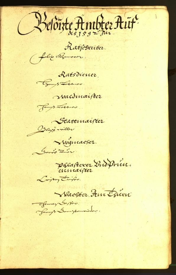 Civic Archives of Bozen-Bolzano - BOhisto Minutes of the council 1592 