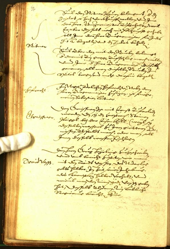 Civic Archives of Bozen-Bolzano - BOhisto Minutes of the council 1593 