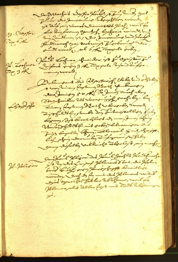 Civic Archives of Bozen-Bolzano - BOhisto Minutes of the council 1593 