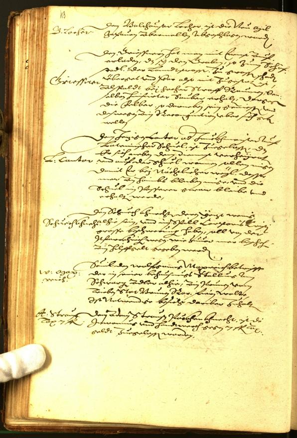 Civic Archives of Bozen-Bolzano - BOhisto Minutes of the council 1593 