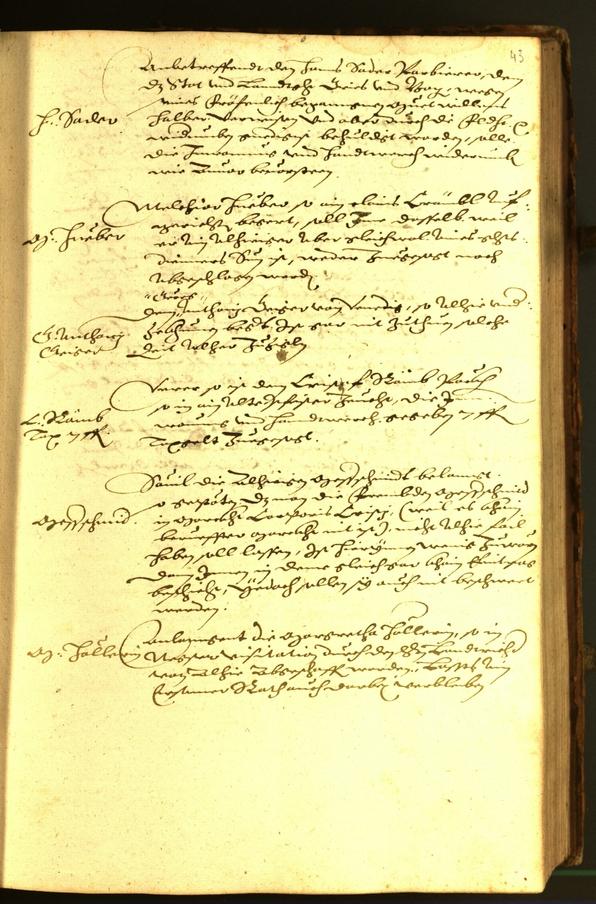 Civic Archives of Bozen-Bolzano - BOhisto Minutes of the council 1593 