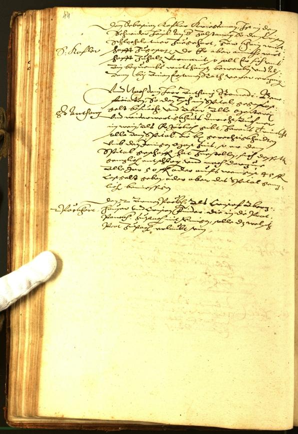 Stadtarchiv Bozen - BOhisto Ratsprotokoll 1593 