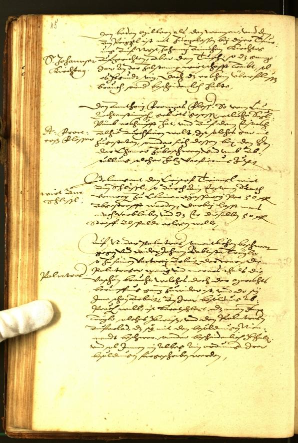 Stadtarchiv Bozen - BOhisto Ratsprotokoll 1593 