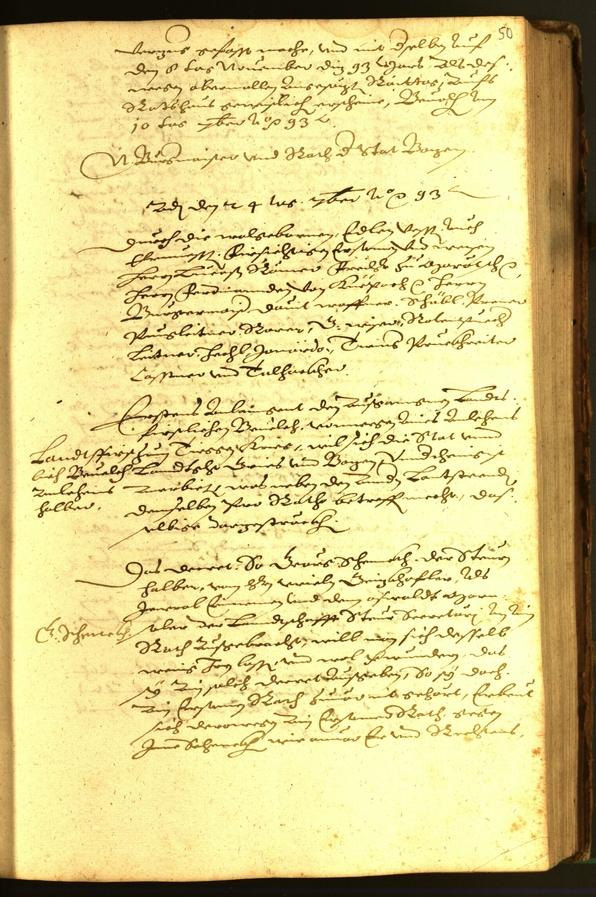 Civic Archives of Bozen-Bolzano - BOhisto Minutes of the council 1593 