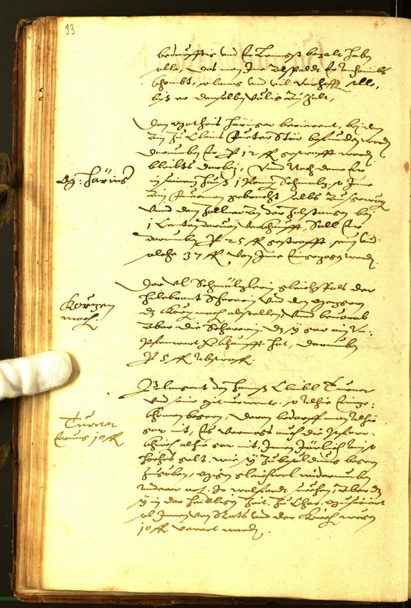 Civic Archives of Bozen-Bolzano - BOhisto Minutes of the council 1593 