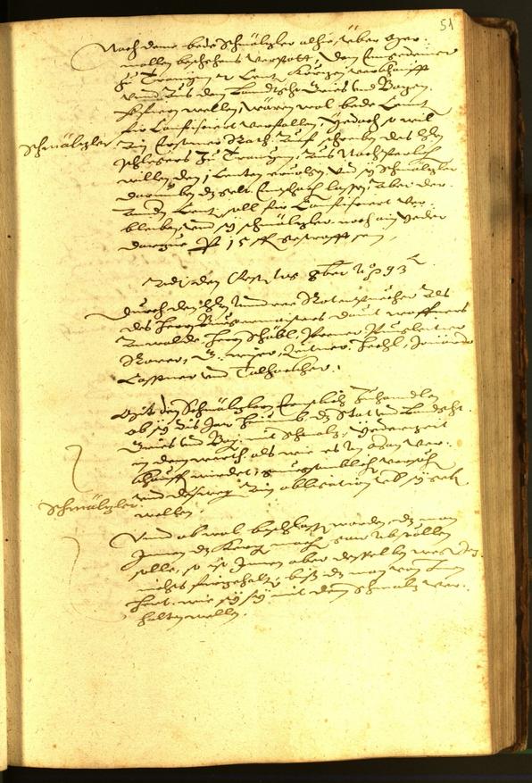 Civic Archives of Bozen-Bolzano - BOhisto Minutes of the council 1593 