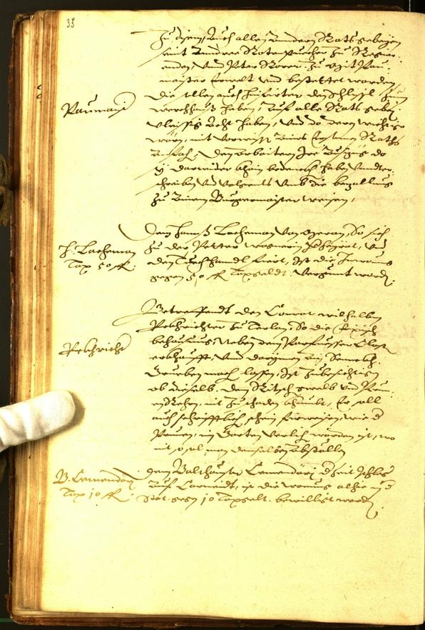 Civic Archives of Bozen-Bolzano - BOhisto Minutes of the council 1593 