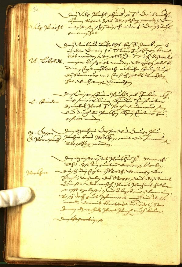 Civic Archives of Bozen-Bolzano - BOhisto Minutes of the council 1593 