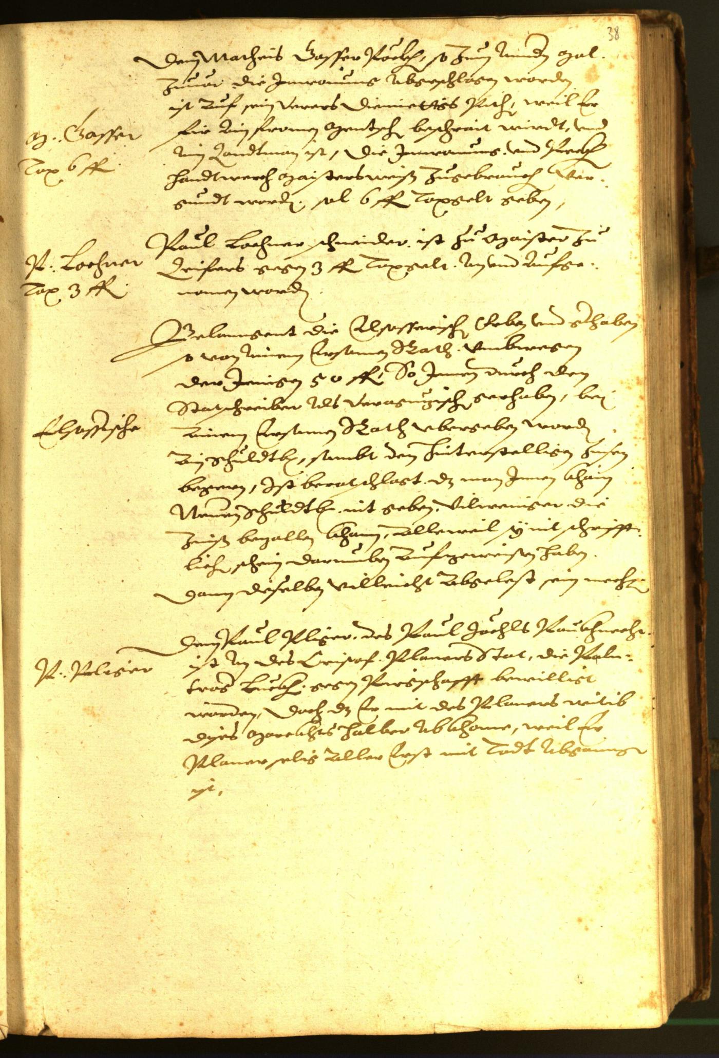 Civic Archives of Bozen-Bolzano - BOhisto Minutes of the council 1593 