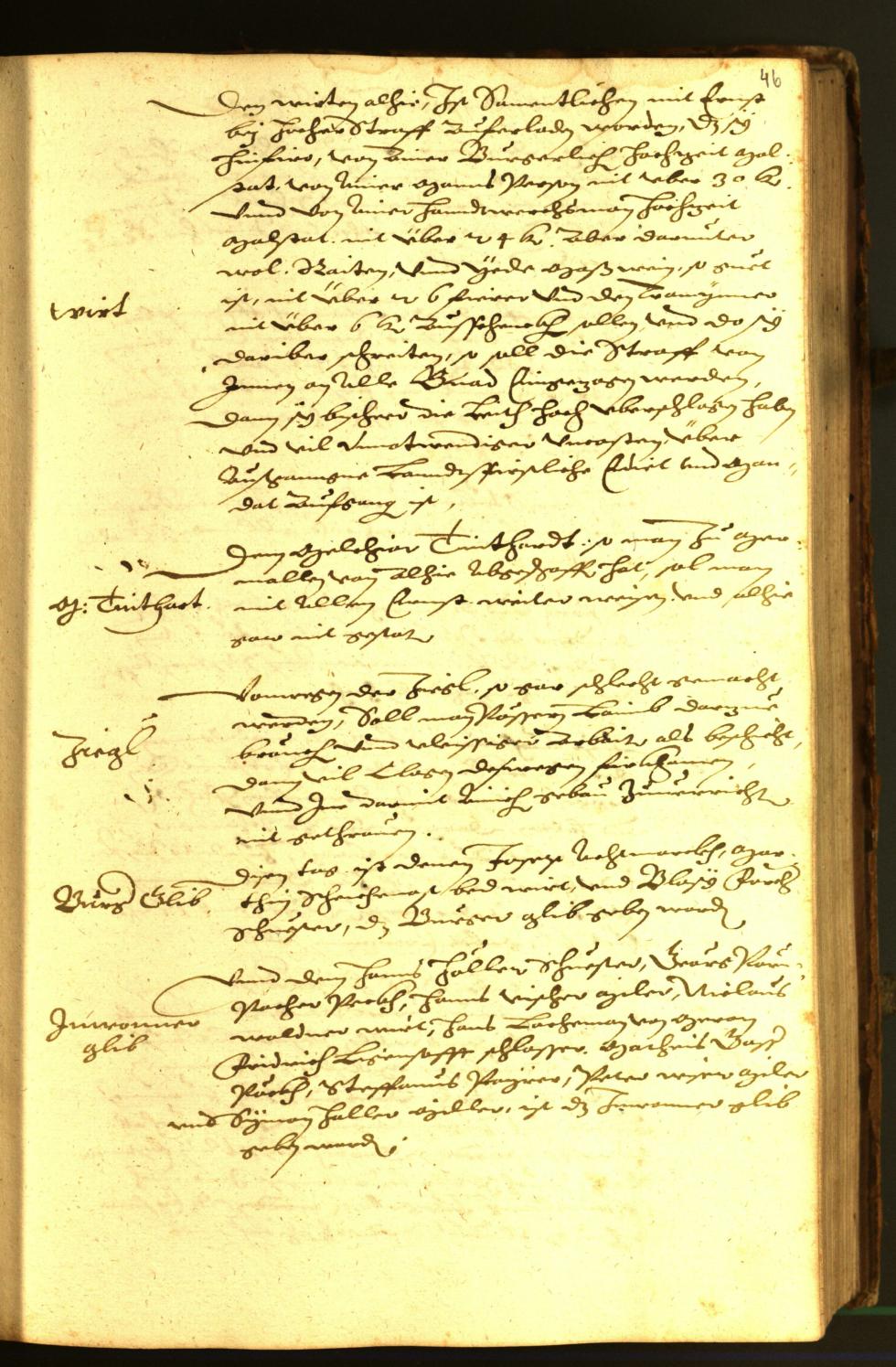 Civic Archives of Bozen-Bolzano - BOhisto Minutes of the council 1593 