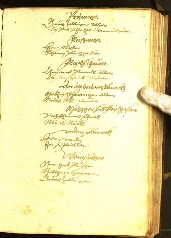 Civic Archives of Bozen-Bolzano - BOhisto Minutes of the council 1594 