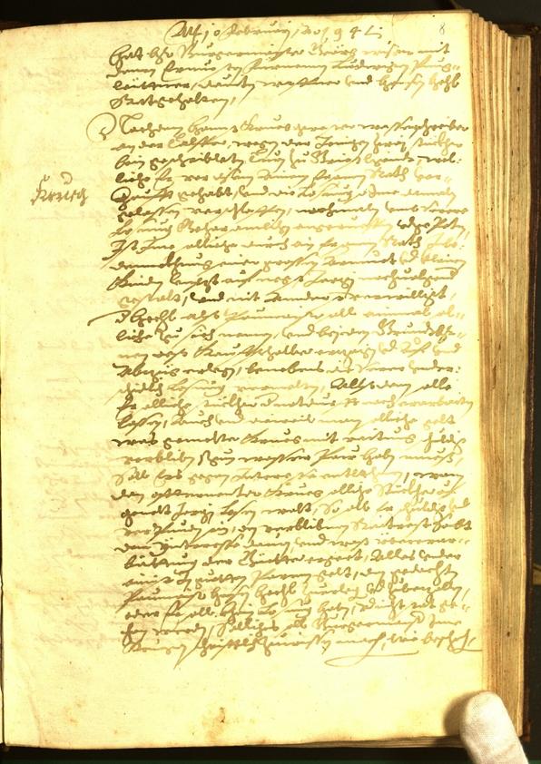 Civic Archives of Bozen-Bolzano - BOhisto Minutes of the council 1594 