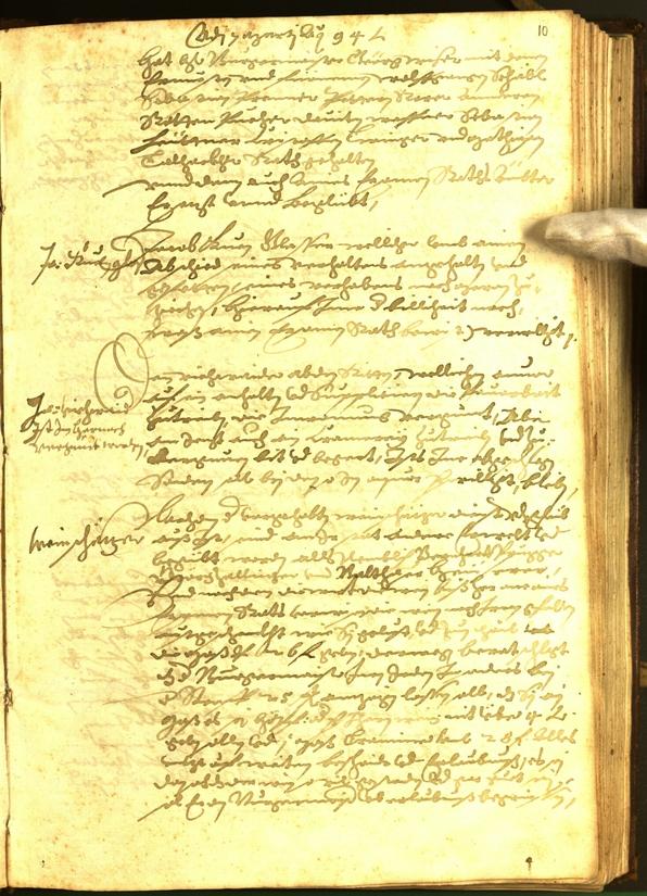 Civic Archives of Bozen-Bolzano - BOhisto Minutes of the council 1594 