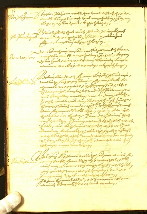 Civic Archives of Bozen-Bolzano - BOhisto Minutes of the council 1594 