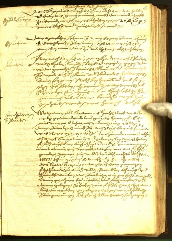 Civic Archives of Bozen-Bolzano - BOhisto Minutes of the council 1594 