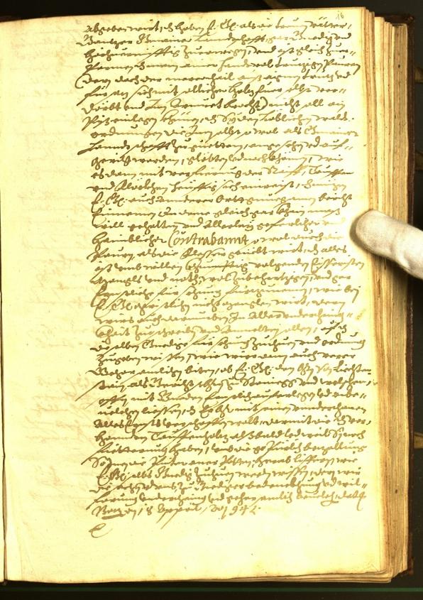 Civic Archives of Bozen-Bolzano - BOhisto Minutes of the council 1594 