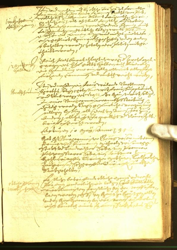 Civic Archives of Bozen-Bolzano - BOhisto Minutes of the council 1594 