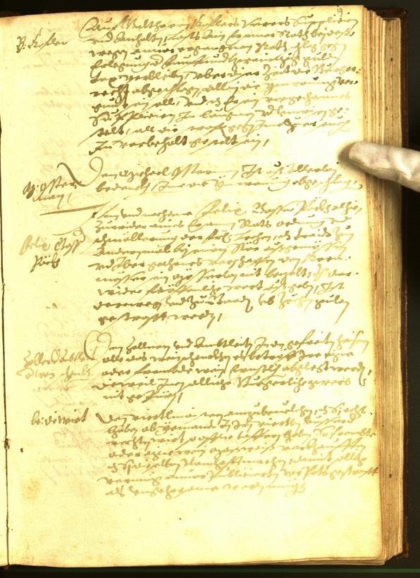 Civic Archives of Bozen-Bolzano - BOhisto Minutes of the council 1594 