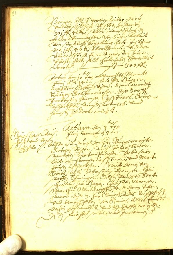 Civic Archives of Bozen-Bolzano - BOhisto Minutes of the council 1594 