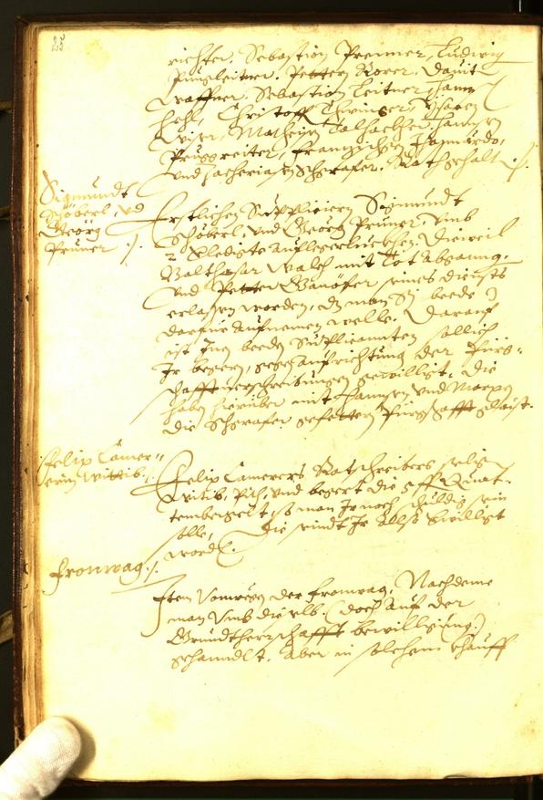 Archivio Storico della Città di Bolzano - BOhisto protocollo consiliare 1594 