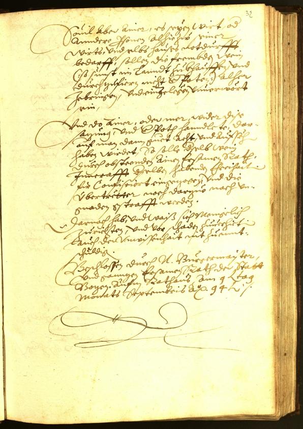 Civic Archives of Bozen-Bolzano - BOhisto Minutes of the council 1594 