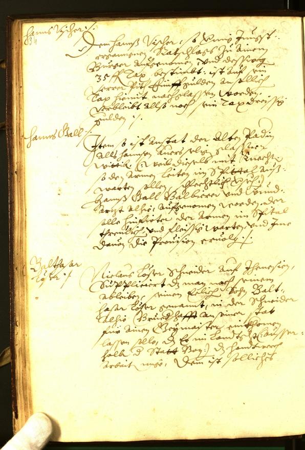 Civic Archives of Bozen-Bolzano - BOhisto Minutes of the council 1594 