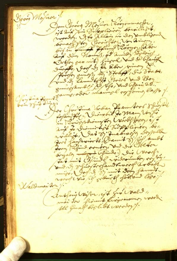 Civic Archives of Bozen-Bolzano - BOhisto Minutes of the council 1594 