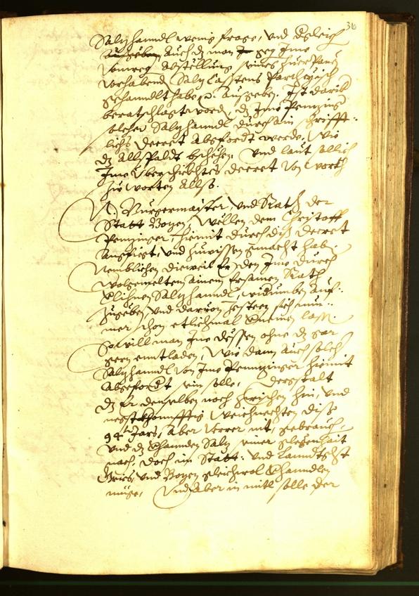 Civic Archives of Bozen-Bolzano - BOhisto Minutes of the council 1594 