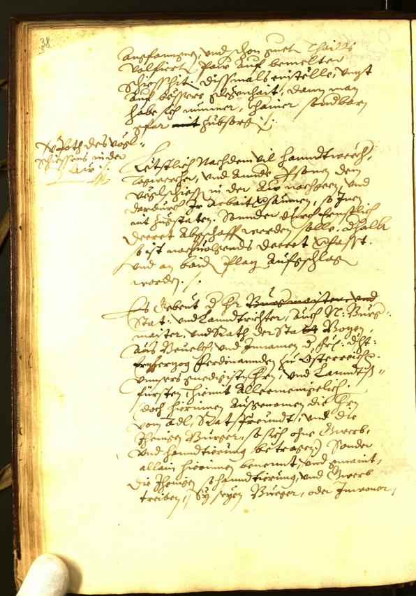 Civic Archives of Bozen-Bolzano - BOhisto Minutes of the council 1594 