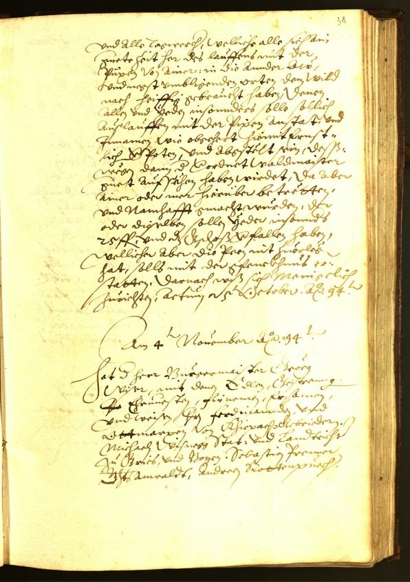 Civic Archives of Bozen-Bolzano - BOhisto Minutes of the council 1594 